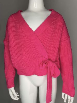 CACHE COEUR ROSE FLUO