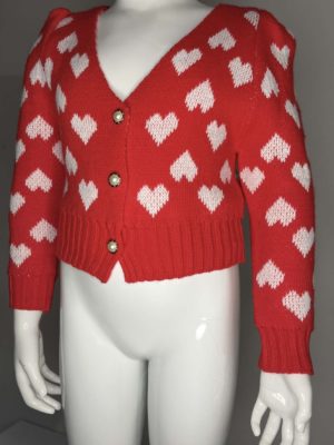 GILET CŒUR ROUGE 