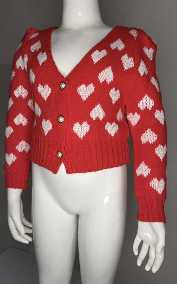 PHOTO 1 GILET CŒUR ROUGE