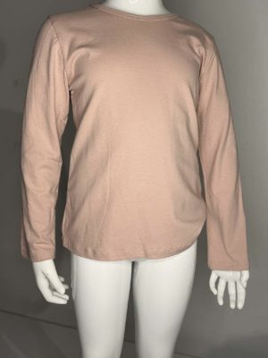 T SHIRT BASIC MANCHES LONGUES ROSE 
