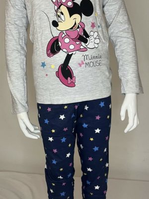 PIJAMA DISNEY MINNIE GRIS ET BLEU MARINE