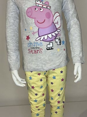 PIJAMA PEPPA PIG GRIS ET JAUNE