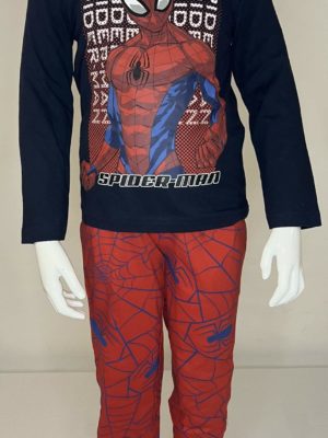 PIJAMA SPIDERMAN BLEU MARINE ET ROUGE