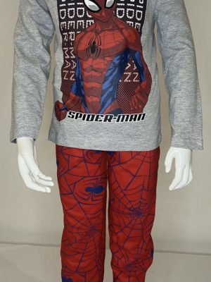 PIJAMA SPIDERMAN GRIS ET ROUGE