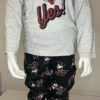 PIJAMA DISNEY MICKEY NOIR ET GRIS 