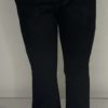 JEANS A FRANGES NOIRS ET GRIS 