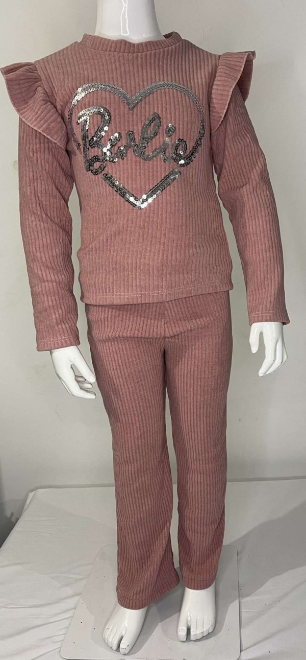 PHOTO 1 ENSEMBLE BARBIE BEIGE ET ROSE