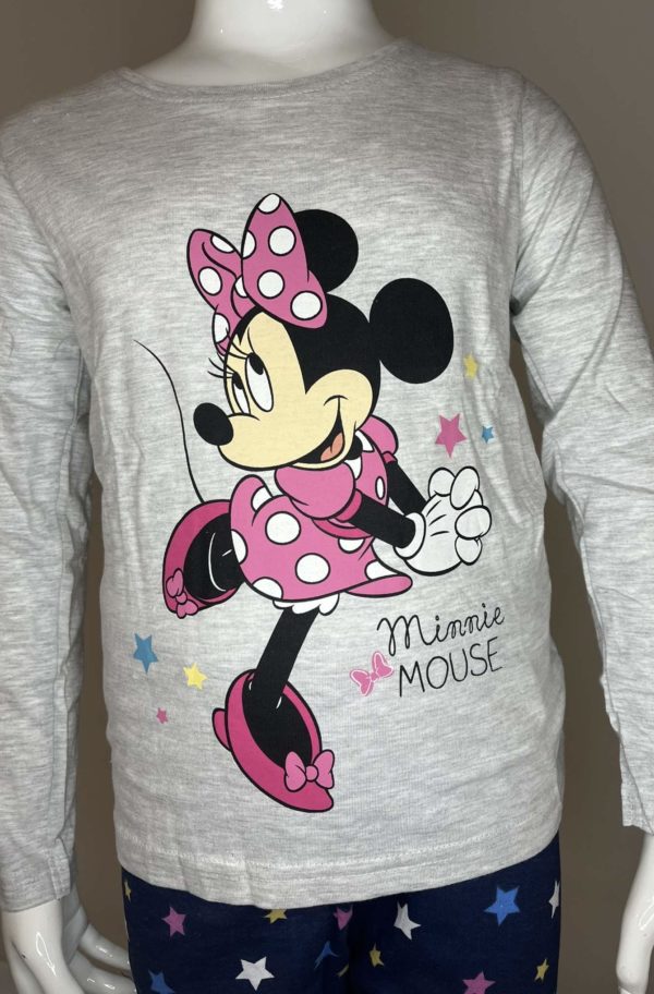 PHOTO 2 PIJAMA DISNEY MINNIE GRIS ET BLEU MARINE