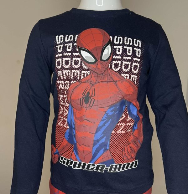 PHOTO 2 PIJAMA SPIDERMAN BLEU MARINE ET ROUGE