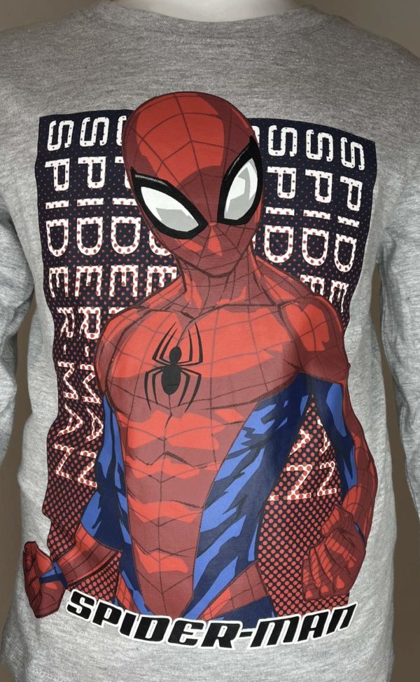 PHOTO 2 PIJAMA SPIDERMAN GRIS ET ROUGE