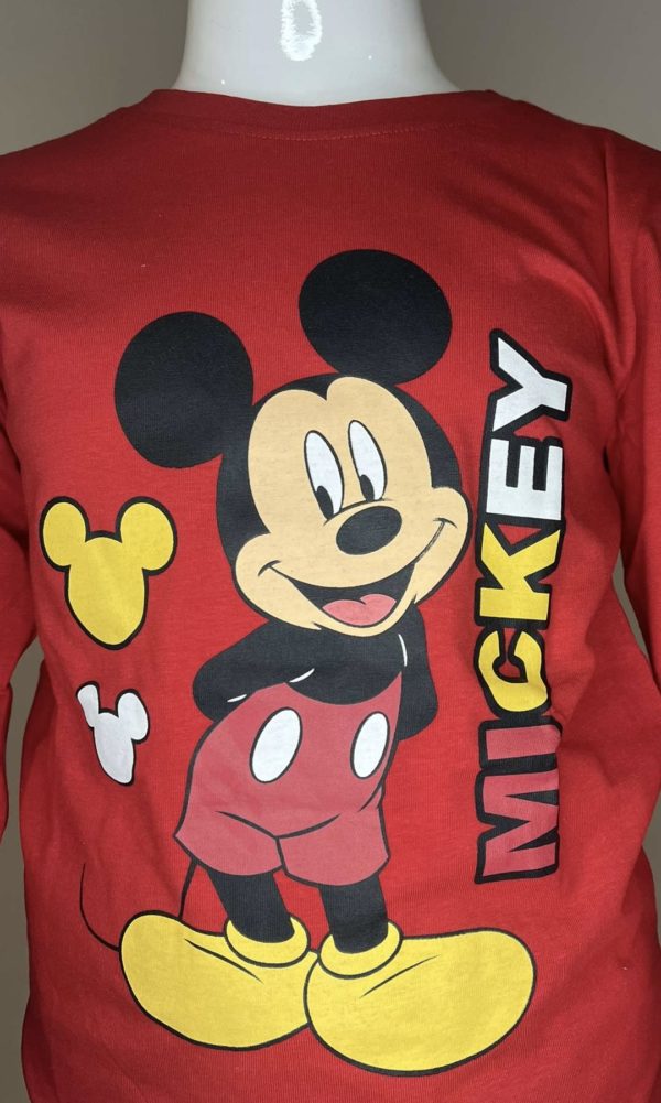 PHOTO 2 PIJAMA DISNEY MICKEY ROUGE ET GRIS