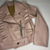 BOMBERS SIMILI CUIR ROSE