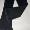 JEANS A FRANGES NOIRS ET GRIS 