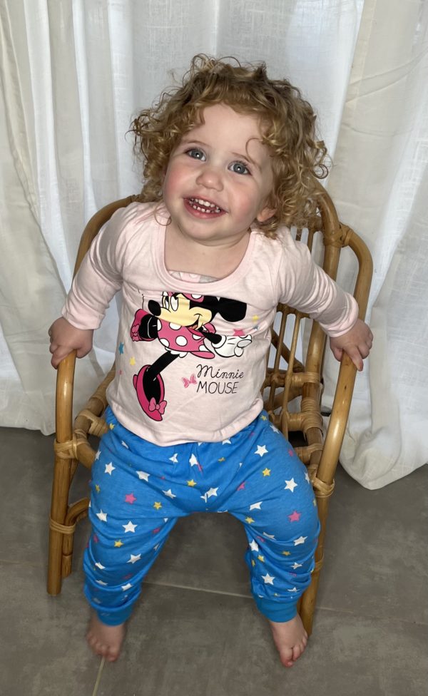 PHOTO 4 PIJAMA DISNEY MINNIE ROSE ET BLEU CLAIR