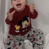 PIJAMA DISNEY MICKEY ROUGE ET GRIS 
